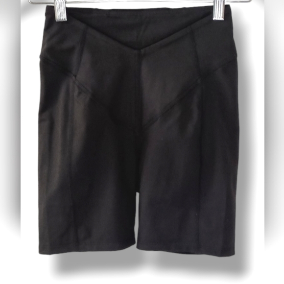 NWOT Free People Line Call Bike Shorts in Black - Picture 6 of 10